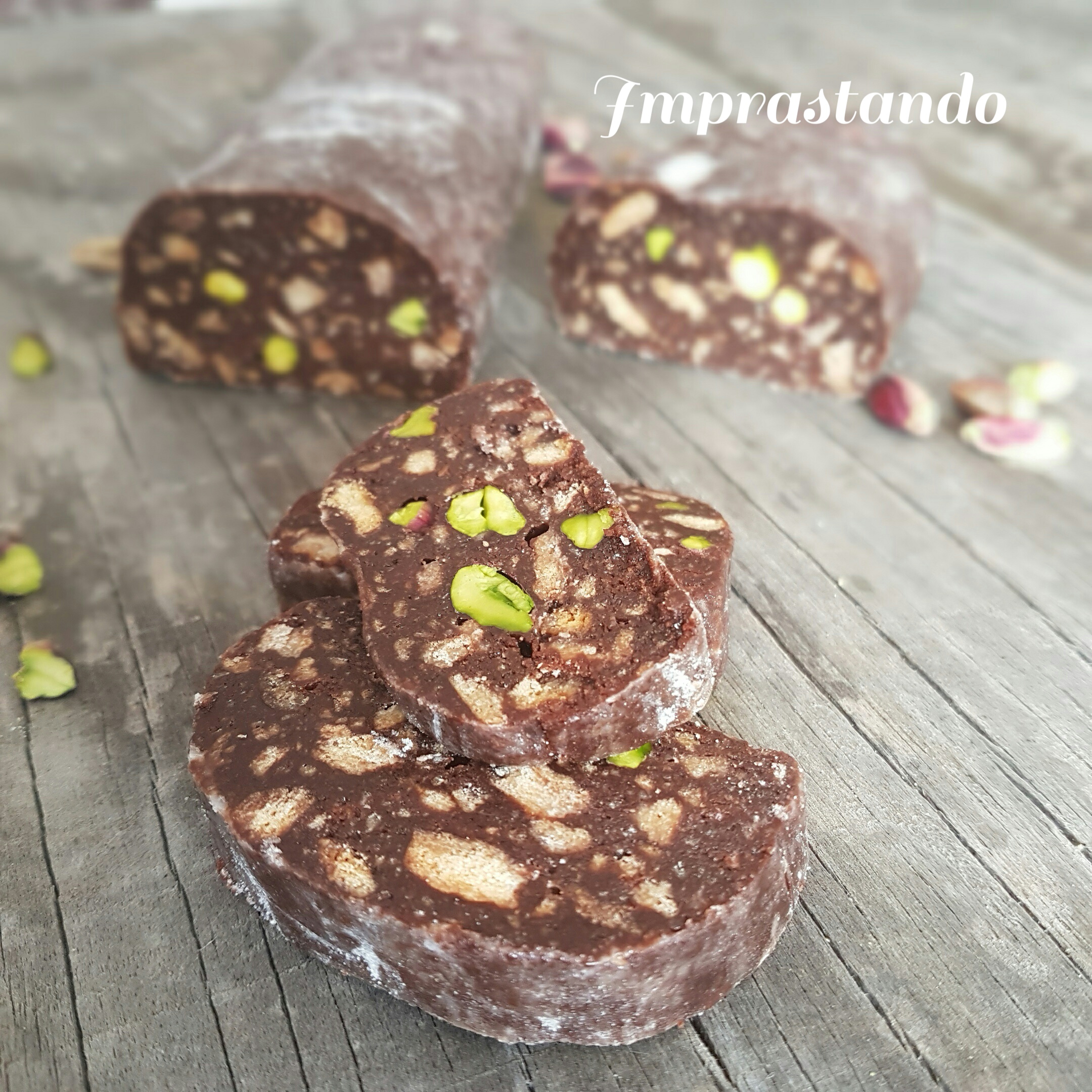 Salame Al Cioccolato Con Pistacchi Imprastando